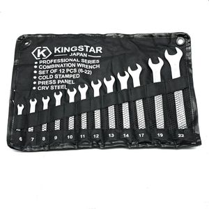 آچار یکسر تخت و یکسر رینگی کینگ استار مدل japan set 12pcs  مجموعه 12 عددی